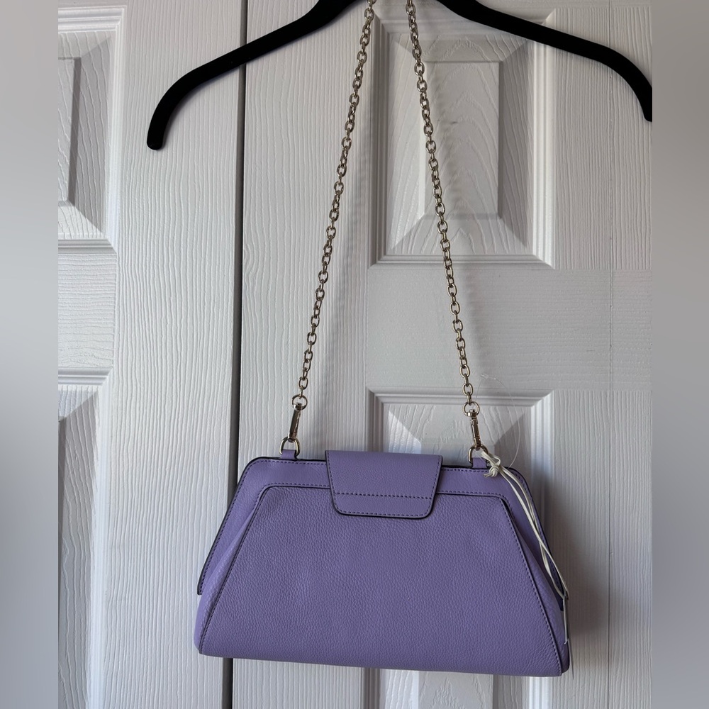 NWT Radley London leather clutch purse with chain. - Picture 5 of 12